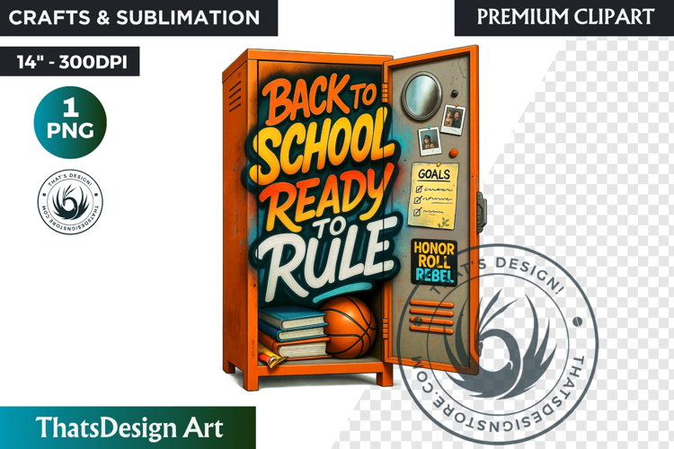 Back to School PNG Clipart, Classroom Motivational Decor png