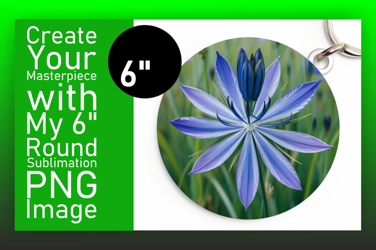 Cute Flamingo with Flowers Round Design PNG