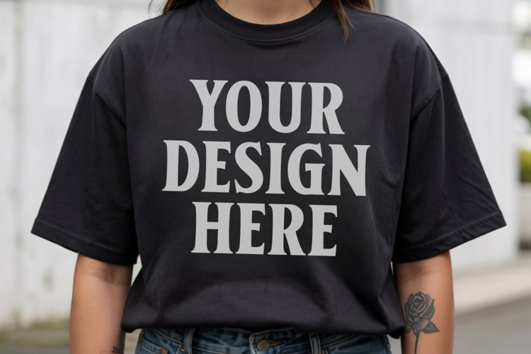 Black Tshirt Png Image 12