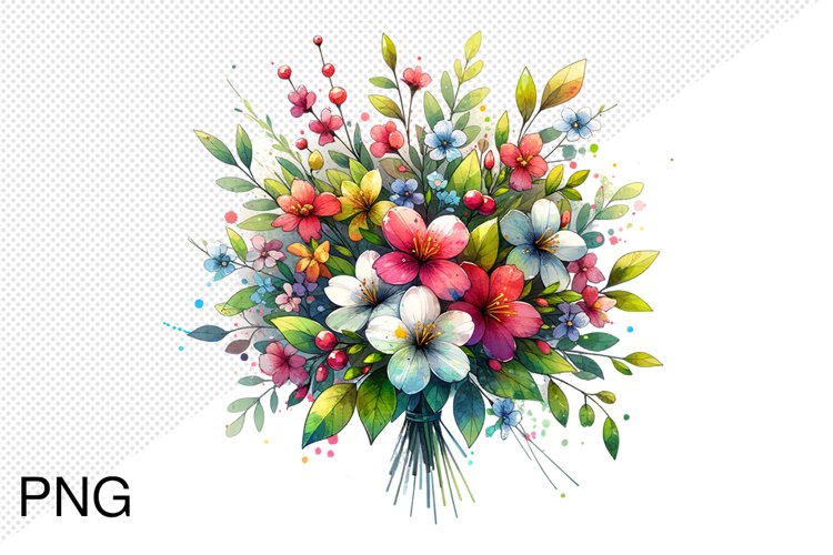 Spring Flowers Clipart Image 16