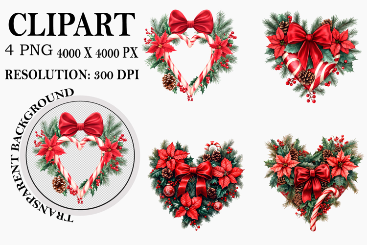 Watercolor Christmas Clipart PNG