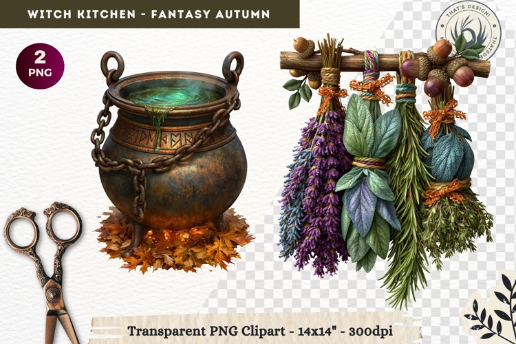Witch Cauldron Clipart Image 21