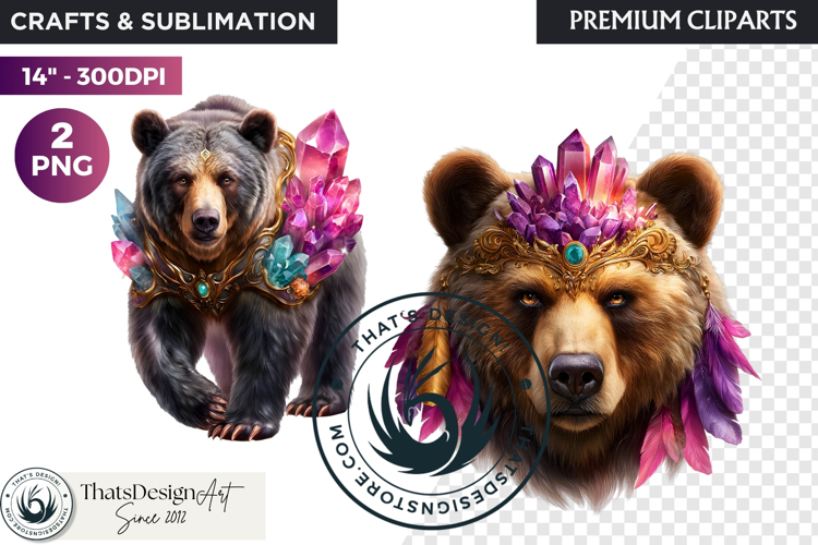 Fantasy Animal and crystal PNG Clipart scrapbooking