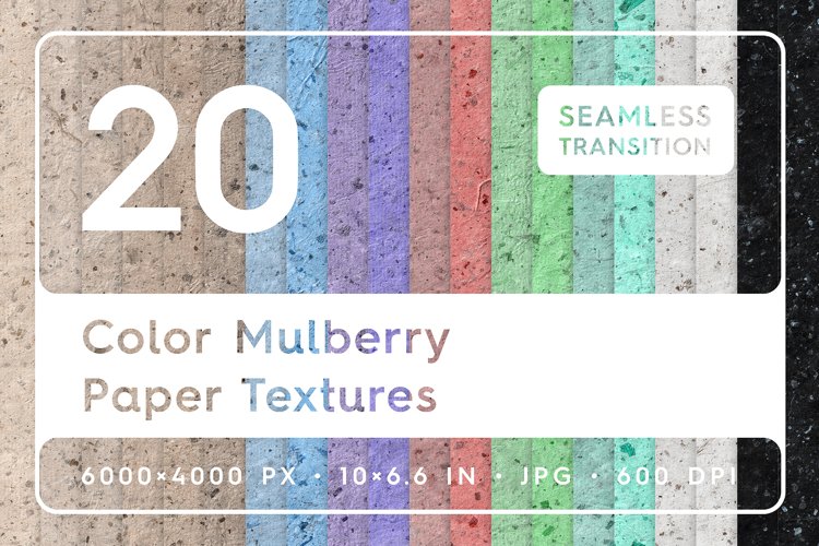 20 Color Mulberry Paper Texture Backgrounds example image 1