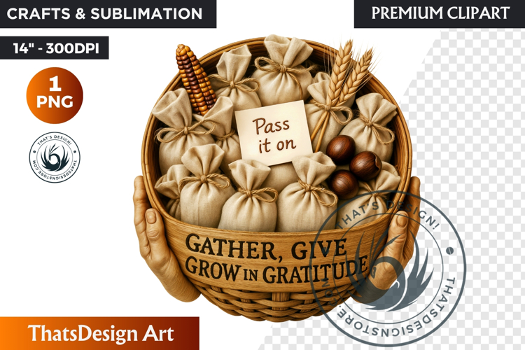 Cozy Thanksgiving greetings PNG, Grateful Quotes Clipart