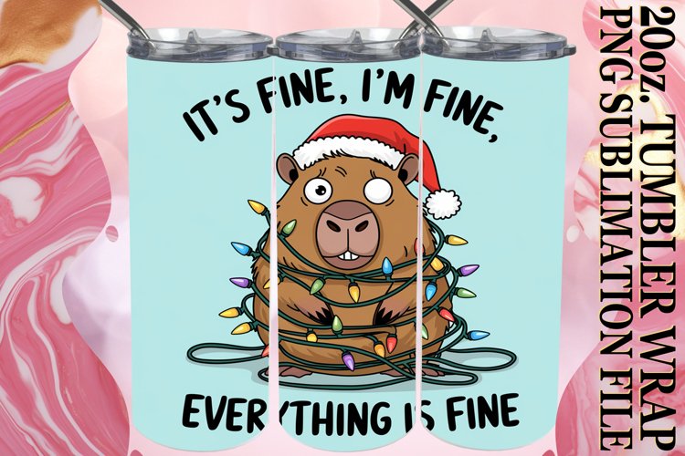 Christmas Tumbler Wrap Image 4