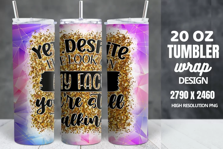 Funny Quotes 20oz Skinny Tumbler Sublimation, Sarcastic