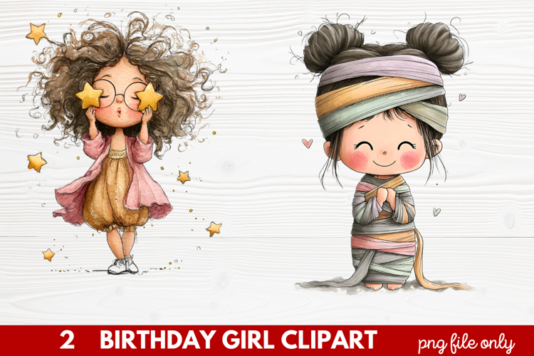 Birthday Girl Clipart Image 16