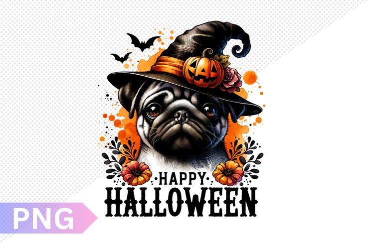 Happy Halloween - Halloween Sublimation PNG Design