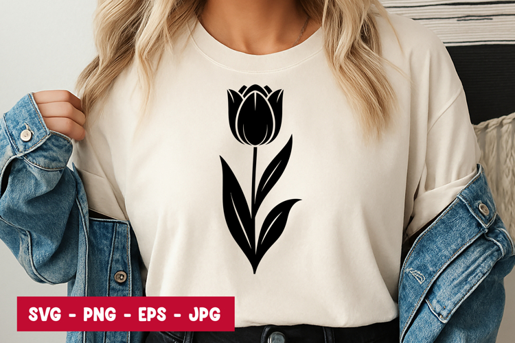 Tulip Blossom SVG