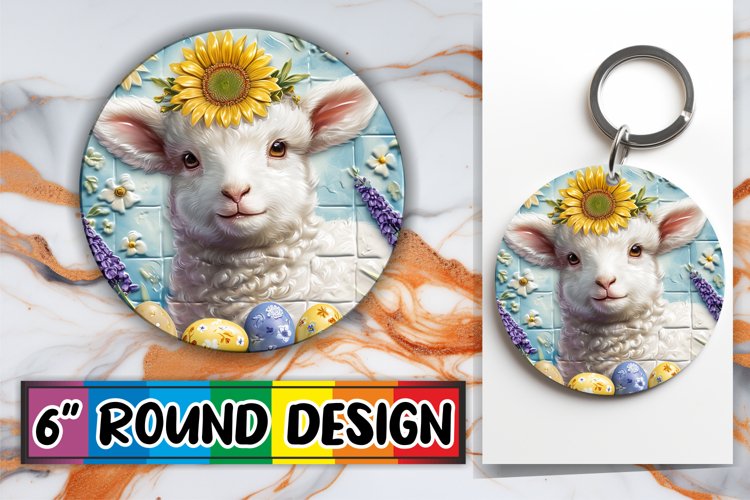 Dynamic 3D Easter Animal Sublimation Collection