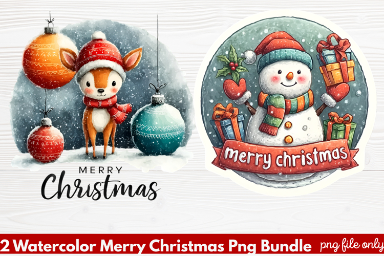 Christmas Watercolor Clipart Image 19
