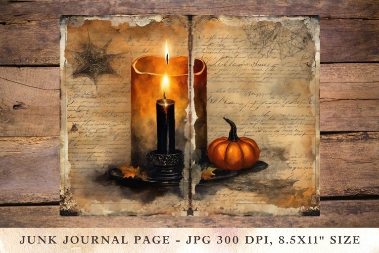 Printable Junk Journal Pages Halloween 1