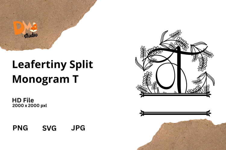 Floral Monogram Letter Svg Image 14