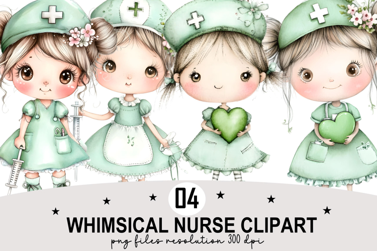 Cute Nurse Clipart Image 2