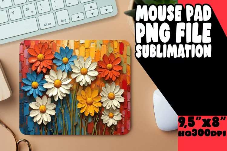 Blooming Meadow: Bloom Mouse Pad