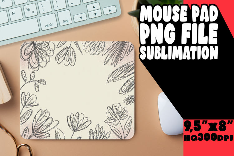 JOYFUL MOUSE MAT PLAYFUL ART, Flowers