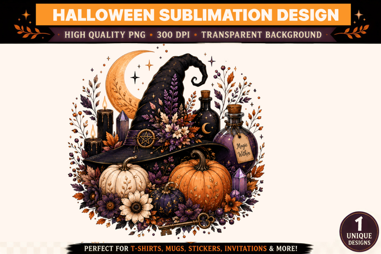Halloween Witch Hat Clipart PNG