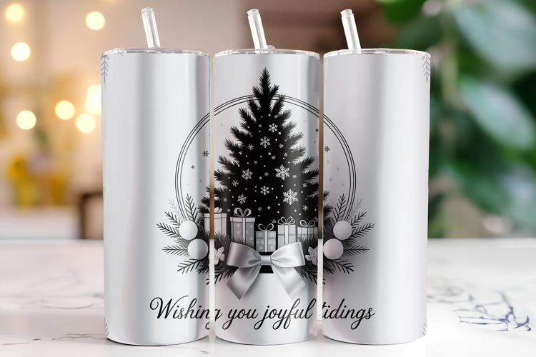 Joyful Tidings Tumbler Wrap | Christmas Wrap
