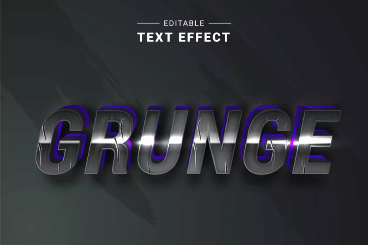 Editable Text Effect for Illustrator. Vector Graphic styles
