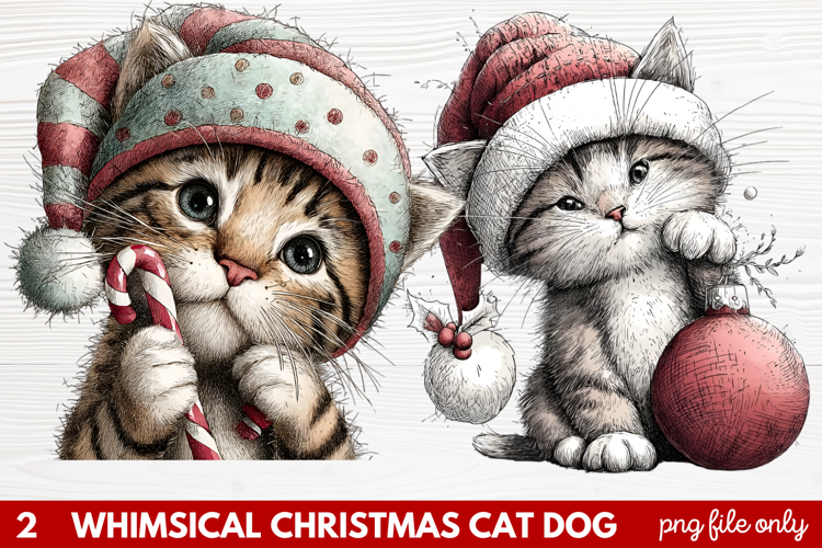 Christmas Dog Clipart Image 6