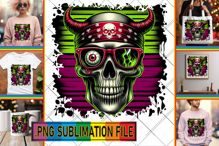 Vibrant TOTE BAG Designs Ideas, Skull