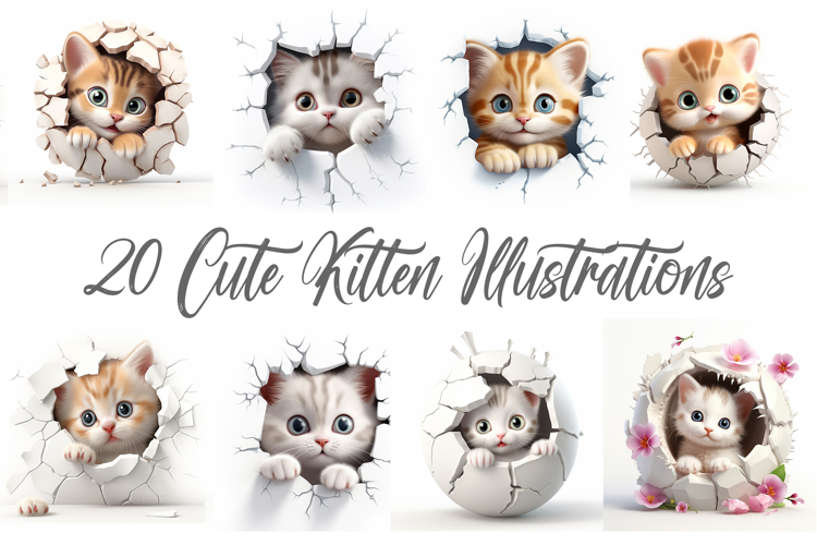 Kitten Clipart Image 2