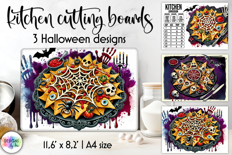 Halloween Cutting Boards Designs, Kitchen Conversion Charts