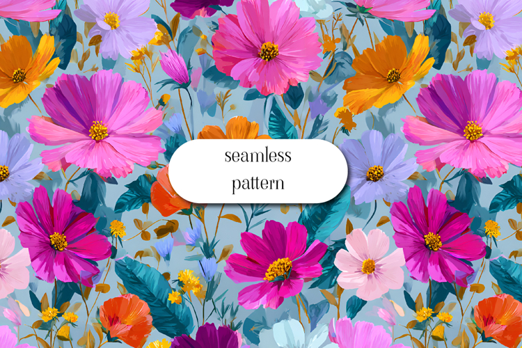 Floral Seamless Pattern Image 4