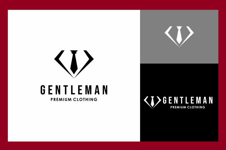 Gentleman Tie Logo Design