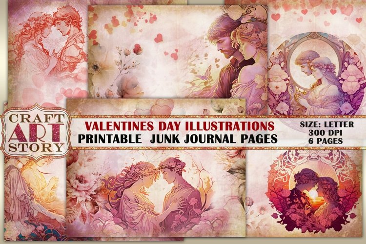 Valentine Digital Paper Image 5