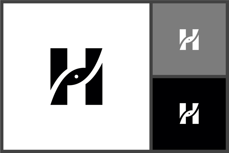 Abstract Letter H Logo Icon