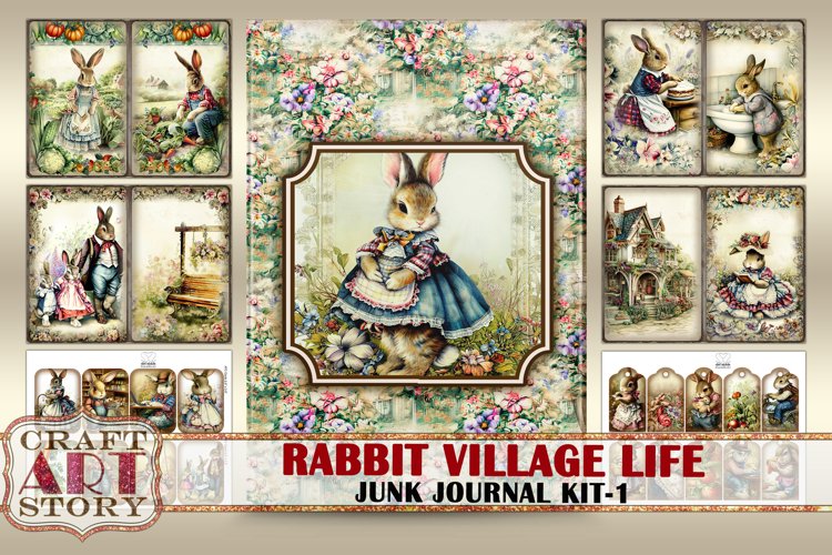 Vintage Bunny Clipart Image 22