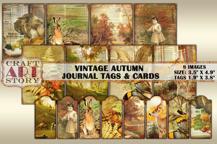 Vintage Fall Clipart Image 9