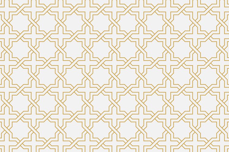 Seamless pattern based on traditional Islamic art