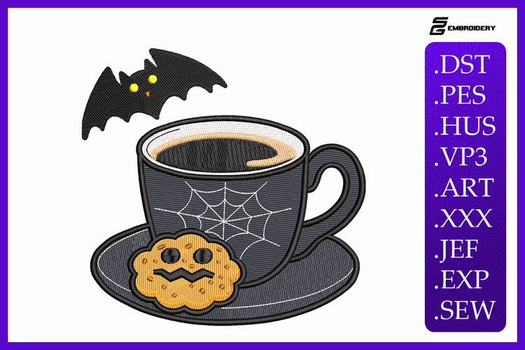 Coffee Embroidery Designs Image 3