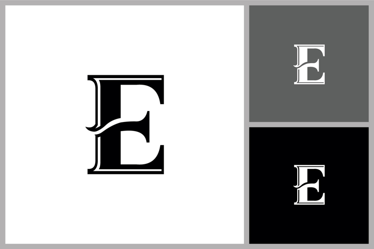 Elegant Letter E Logo Icon