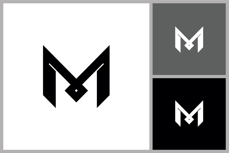 Modern Letter M Logo Icon