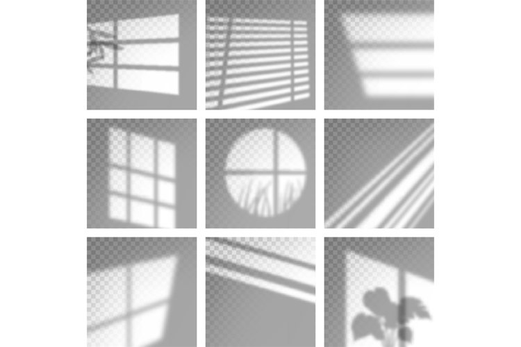 Long shadows from window. Monochrome overlay natural shades example image 1