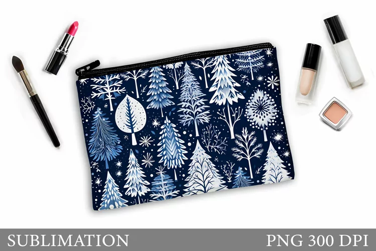 Christmas Tree Makeup Bag. Christmas Makeup Bag Design