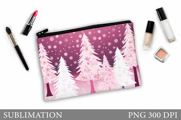 Christmas Tree Makeup Bag. Christmas Makeup Bag Design