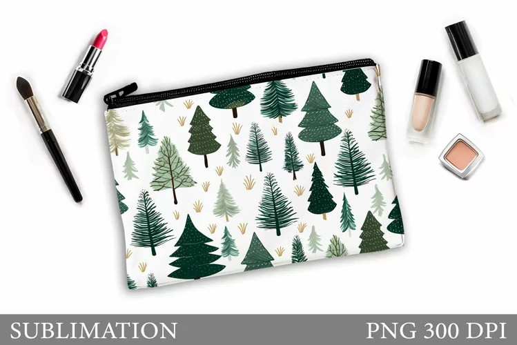 Christmas Tree Makeup Bag. Christmas Makeup Bag Design