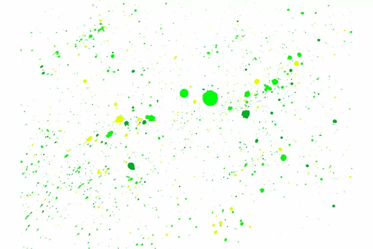 Color paint splatter background. Paint bright splashes