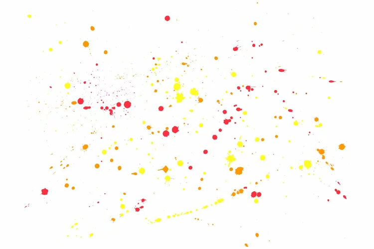 Color paint splatter background. Paint bright splashes