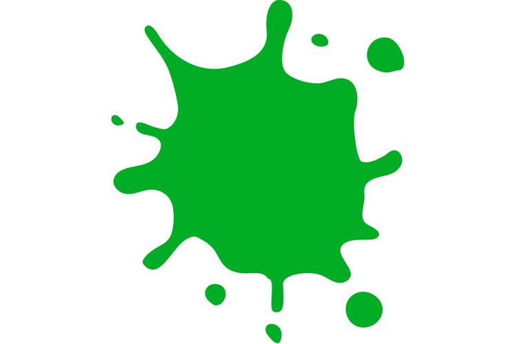 Color paint splatter. Spray paint blot element example image 1