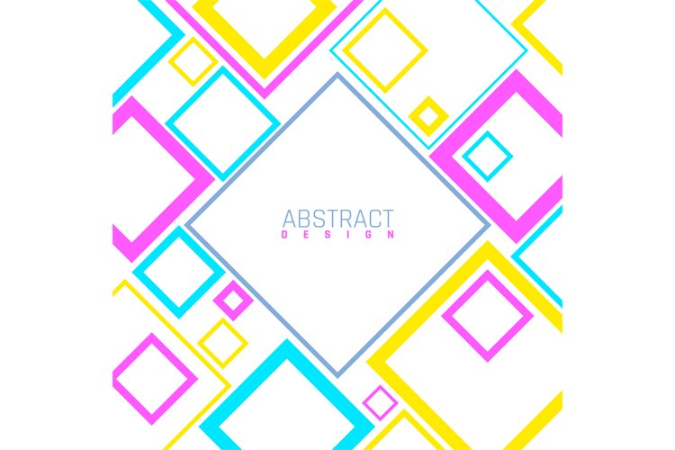 Bright abstract background. Modern geometric social media te