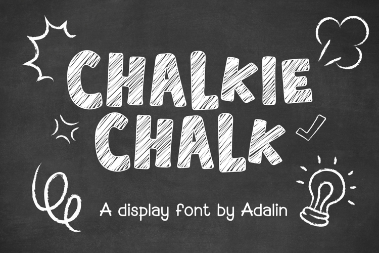 Chalkie chalk Font