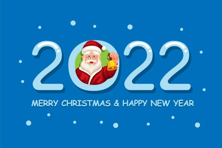 Santa Christmas 2022 2022 With Santa Claus Greeting Celebration On Christmas (1632387) | Vectors  | Design Bundles