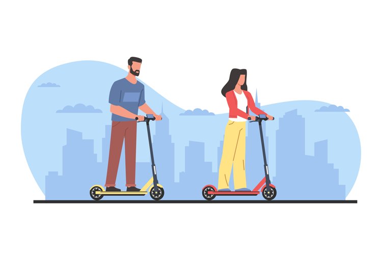 Scooter Clipart Image 23