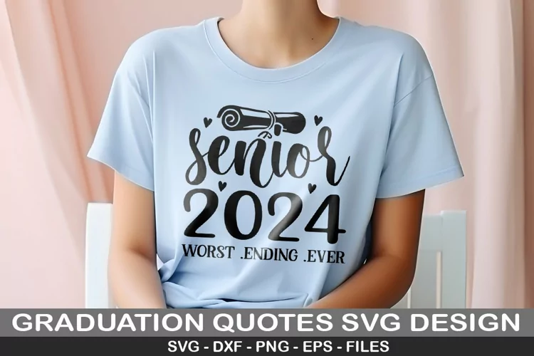 2024 worst ending ever SVG - Graduation Des